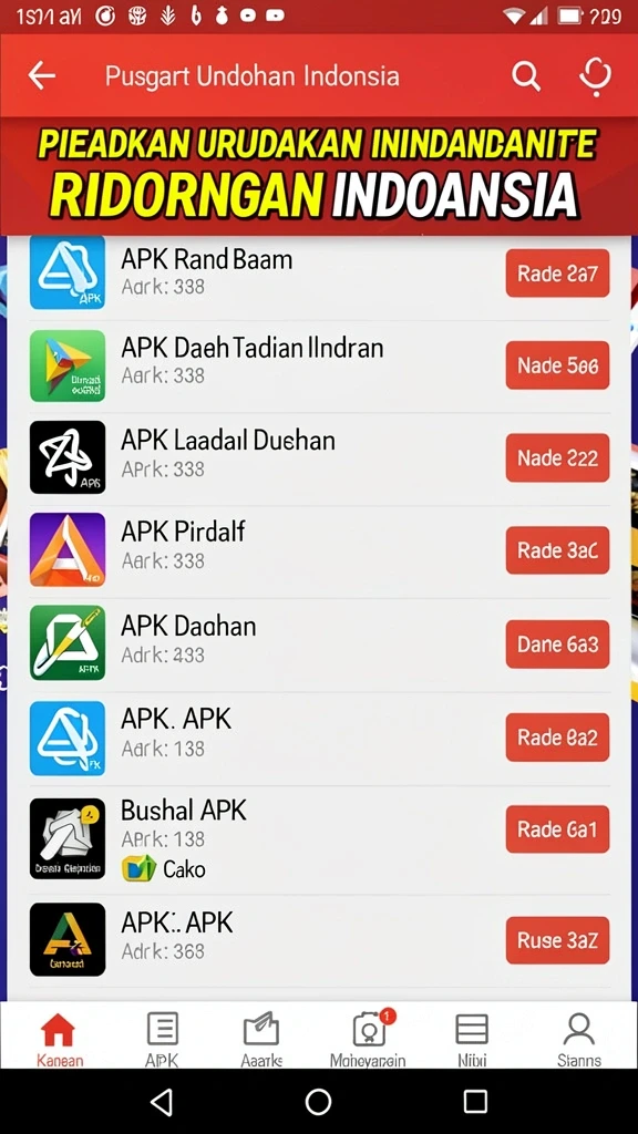 agenjitu - Tampilan antarmuka yang menarik dan user-friendly.