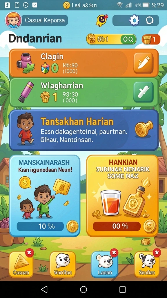 asia100 - Mode permainan yang beragam dan menarik.